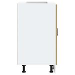 Casa si Gradina - Mobilier - Comode si corpuri - Corpuri bucatarie - Dulap de baza pentru chiuveta „Lucca” lemn de stejar artizanal, model 1x dulap inferior (2 uși), mărime 60x46x81.5 cm - Infinity.ro