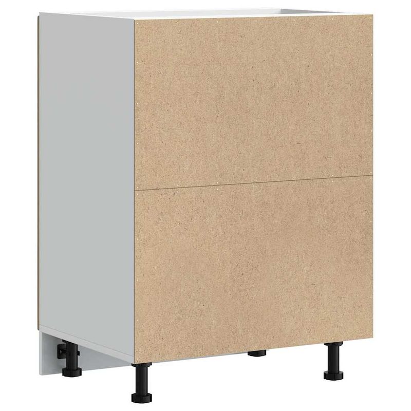 Casa si Gradina - Mobilier - Comode si corpuri - Corpuri bucatarie - Dulap de baza pentru chiuveta „Lucca” lemn de stejar artizanal, model 1x dulap inferior (2 uși), mărime 60x46x81.5 cm - Infinity.ro