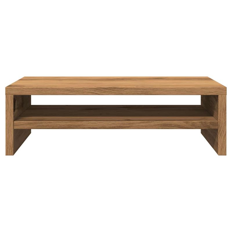 Laptop, Telefoane si Tablete - Laptopuri si accesorii - Accesorii Laptop - Standuri/Coolere notebook - Suport monitor, stejar artizanal, 42x24x13 cm, lemn prelucrat - Infinity.ro