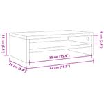 Laptop, Telefoane si Tablete - Laptopuri si accesorii - Accesorii Laptop - Standuri/Coolere notebook - Suport monitor, stejar artizanal, 42x24x13 cm, lemn prelucrat - Infinity.ro