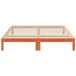 Casa si Gradina - Mobilier - Paturi si accesorii - Paturi - Cadru pat fara saltea, maro ceruit, 160x200 cm, lemn masiv pin - Infinity.ro