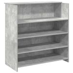 Casa si Gradina - Mobilier - Mese si birouri - Birouri - Birou de receptie Gri beton 100x50x103,5 cm Lemn prelucrat - Infinity.ro