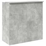 Casa si Gradina - Mobilier - Mese si birouri - Birouri - Birou de receptie Gri beton 100x50x103,5 cm Lemn prelucrat - Infinity.ro
