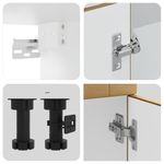 Casa si Gradina - Mobilier - Comode si corpuri - Corpuri bucatarie - Set dulap de bucatarie 11 piese „Porto” stejar artizanal lemn - Infinity.ro