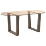 Casa si Gradina - Mobilier - Feronerie si accesorii mobila - Picioare pentru masa in forma de V 2 buc Otel natural Otel - Infinity.ro