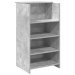 Casa si Gradina - Mobilier - Mese si birouri - Birouri - Birou de receptie Gri beton 55x50x103,5 cm Lemn prelucrat - Infinity.ro