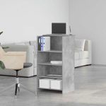 Casa si Gradina - Mobilier - Mese si birouri - Birouri - Birou de receptie Gri beton 55x50x103,5 cm Lemn prelucrat - Infinity.ro