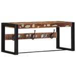 Casa si Gradina - Mobilier - Organizare si depozitare - Cuiere - Raft pentru haine multicolor 80x35x35 cm Lemn masiv recuperat - Infinity.ro