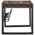 Casa si Gradina - Mobilier - Organizare si depozitare - Cuiere - Raft pentru haine multicolor 80x35x35 cm Lemn masiv recuperat - Infinity.ro