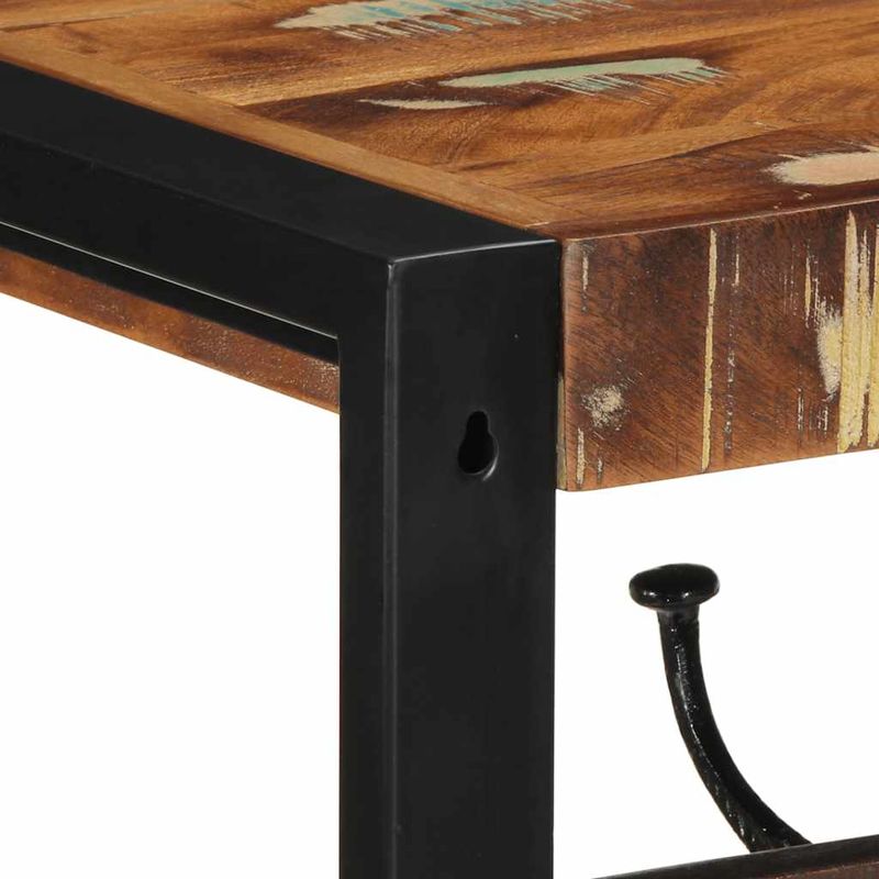 Casa si Gradina - Mobilier - Organizare si depozitare - Cuiere - Raft pentru haine multicolor 80x35x35 cm Lemn masiv recuperat - Infinity.ro