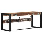 Casa si Gradina - Mobilier - Organizare si depozitare - Cuiere - Raft pentru haine multicolor 80x35x35 cm Lemn masiv recuperat - Infinity.ro