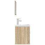 Casa si Gradina - Mobilier - Seturi de mobilier - Seturi baie - Set mobilier de baie, 3 piese, stejar sonoma, lemn prelucrat - Infinity.ro