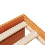 Casa si Gradina - Mobilier - Paturi si accesorii - Paturi - Pat de zi fara saltea ceara maro 75x190 cm lemn masiv de pin - Infinity.ro