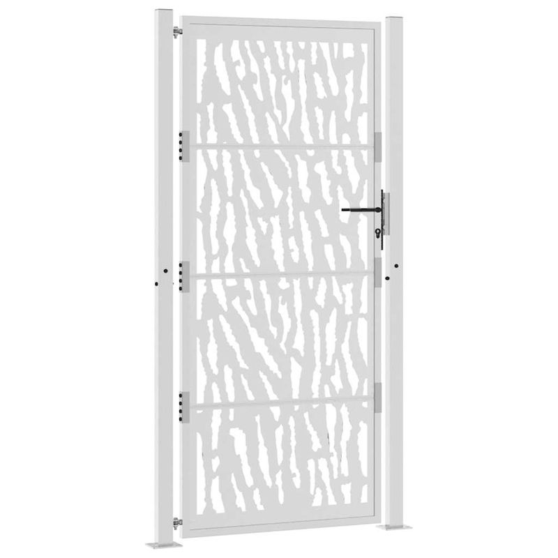 Casa si Gradina - Constructii - Usi interior, exterior si garaj - Usi garaj - Poarta de gradina Design cu urme otel rezistent la intemperii, mărime 105x205 cm - Infinity.ro