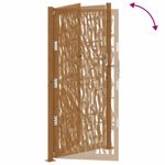 Casa si Gradina - Constructii - Usi interior, exterior si garaj - Usi garaj - Poarta de gradina Design cu urme otel rezistent la intemperii, mărime 105x205 cm - Infinity.ro