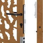 Casa si Gradina - Constructii - Usi interior, exterior si garaj - Usi garaj - Poarta de gradina Design cu urme otel rezistent la intemperii, mărime 105x205 cm - Infinity.ro