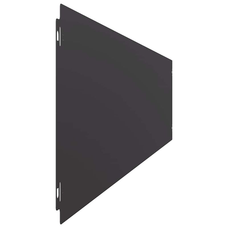 Casa si Gradina - Gradina si terasa - Garduri, panouri si accesorii - Borduri de gazon 30 buc Negru 20x103 cm Otel laminat la rece - Infinity.ro