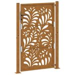 Casa si Gradina - Constructii - Usi interior, exterior si garaj - Usi garaj - Poarta de gradina Design ondulat otel rezistent la intemperii, mărime 105x155 cm - Infinity.ro