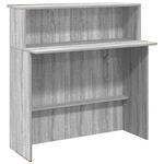 Casa si Gradina - Mobilier - Mese si birouri - Birouri - Birou de receptie Gri Sonoma 200x50x103,5 cm Lemn prelucrat - Infinity.ro