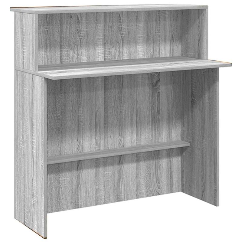Casa si Gradina - Mobilier - Mese si birouri - Birouri - Birou de receptie Gri Sonoma 200x50x103,5 cm Lemn prelucrat - Infinity.ro