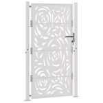 Casa si Gradina - Constructii - Usi interior, exterior si garaj - Usi garaj - Poarta gradina Design cu flacara otel rezistent la intemperii, mărime 105x180 cm - Infinity.ro