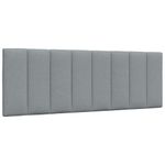Casa si Gradina - Mobilier - Paturi si accesorii - Paturi - Cadru de pat fara saltea, gri deschis, 140x190 cm, textil - Infinity.ro