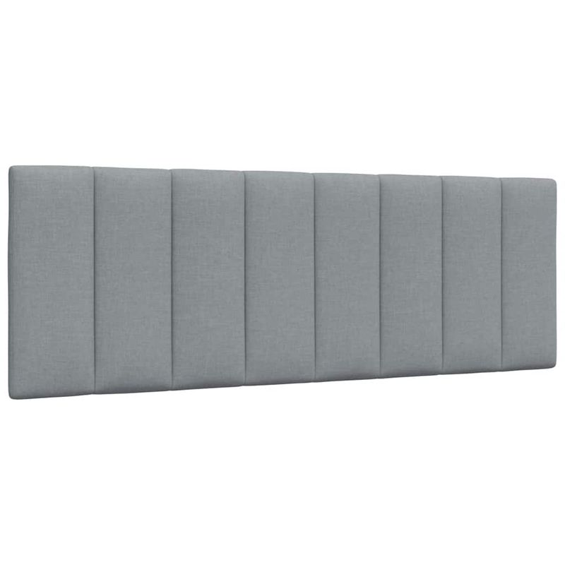 Casa si Gradina - Mobilier - Paturi si accesorii - Paturi - Cadru de pat fara saltea, gri deschis, 140x190 cm, textil - Infinity.ro