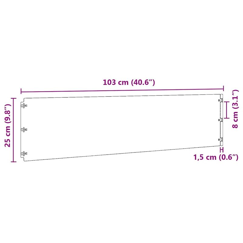 Casa si Gradina - Gradina si terasa - Garduri, panouri si accesorii - Borduri de gazon 20 buc 25x103 cm Otel inoxidabil - Infinity.ro