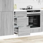 Casa si Gradina - Mobilier - Comode si corpuri - Corpuri bucatarie - Dulap inferioara gri Sonoma 40x46x81,5 cm Lemn prelucrat - Infinity.ro
