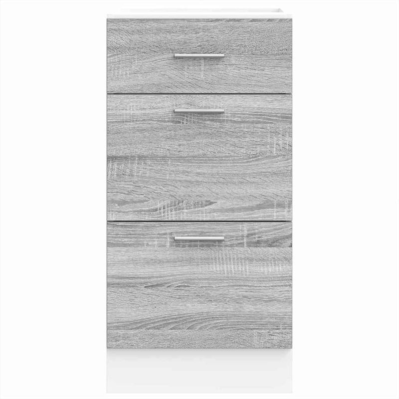 Casa si Gradina - Mobilier - Comode si corpuri - Corpuri bucatarie - Dulap inferioara gri Sonoma 40x46x81,5 cm Lemn prelucrat - Infinity.ro