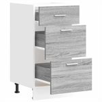Casa si Gradina - Mobilier - Comode si corpuri - Corpuri bucatarie - Dulap inferioara gri Sonoma 40x46x81,5 cm Lemn prelucrat - Infinity.ro