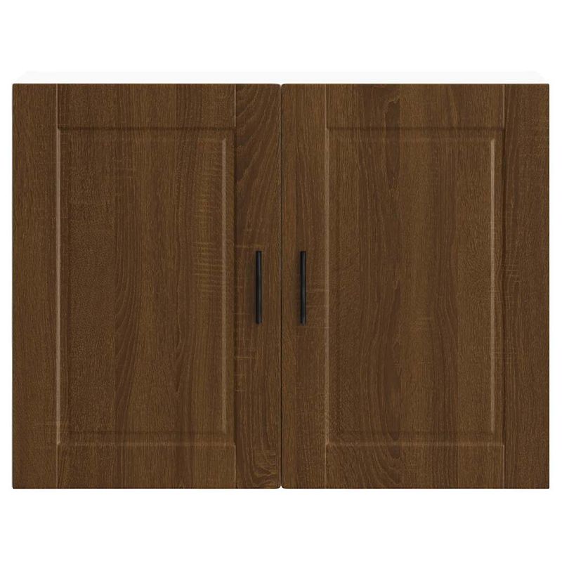 Casa si Gradina - Mobilier - Comode si corpuri - Corpuri bucatarie - Dulap de bucatarie "Porto" din lemn de stejar maro, mărime 80x31x60 cm, model 1x dulap de perete (2 uși) - Infinity.ro