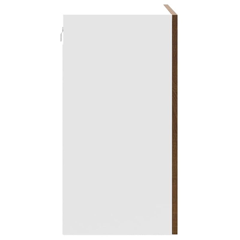 Casa si Gradina - Mobilier - Comode si corpuri - Corpuri bucatarie - Dulap de bucatarie "Porto" din lemn de stejar maro, mărime 80x31x60 cm, model 1x dulap de perete (2 uși) - Infinity.ro