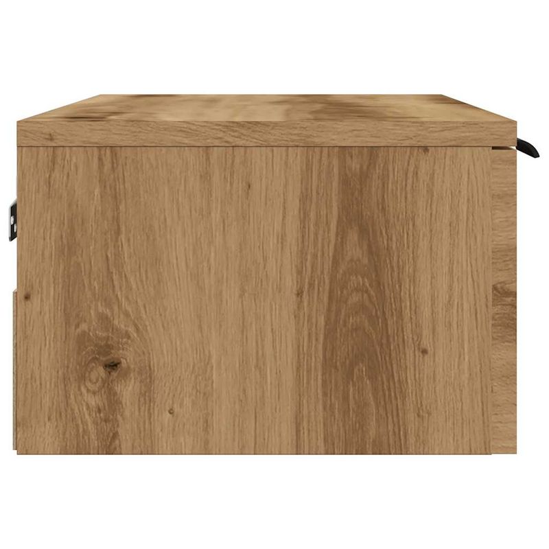 Casa si Gradina - Mobilier - Biblioteci si rafturi - Rafturi - Dulap de perete, stejar artizanal, 68x30x20 cm, lemn prelucrat - Infinity.ro