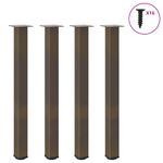 Casa si Gradina - Mobilier - Feronerie si accesorii mobila - Picioare masuta de cafea 4 buc Otel natural 90-92 cm Otel - Infinity.ro