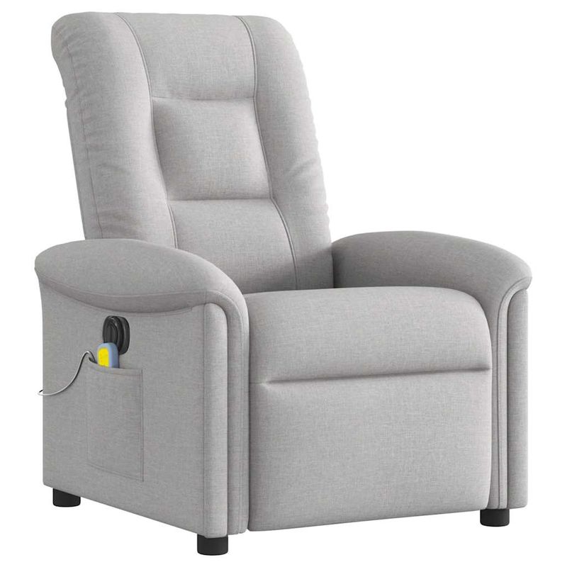 Ingrijire personala si Cosmetice - Sanatate si wellness - Articole wellness - Fotolii de masaj - Fotoliu reclinabil electric pentru masaj Cloud Grey Fabric - Infinity.ro
