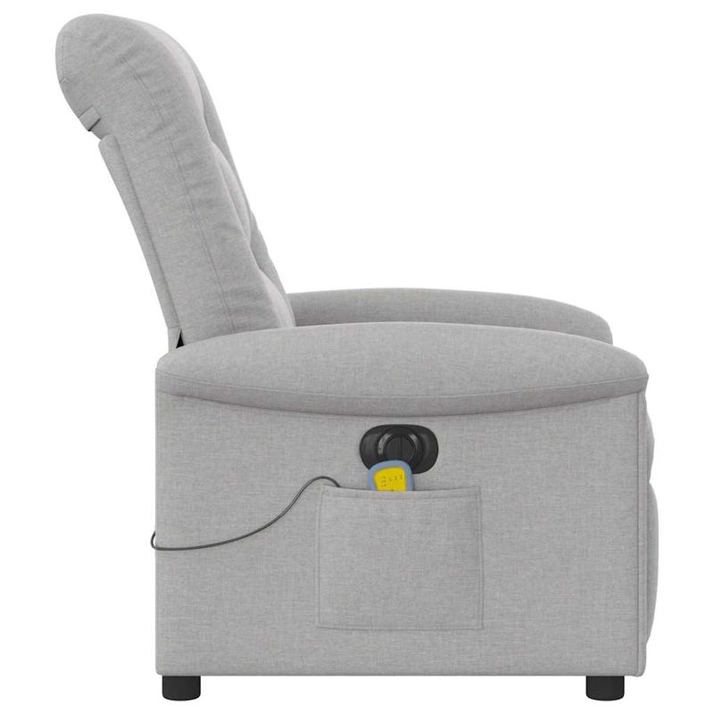 Ingrijire personala si Cosmetice - Sanatate si wellness - Articole wellness - Fotolii de masaj - Fotoliu reclinabil electric pentru masaj Cloud Grey Fabric - Infinity.ro