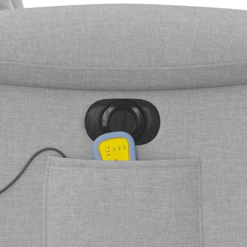 Ingrijire personala si Cosmetice - Sanatate si wellness - Articole wellness - Fotolii de masaj - Fotoliu reclinabil electric pentru masaj Cloud Grey Fabric - Infinity.ro