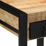 Casa si Gradina - Mobilier - Mese si birouri - Mese living - Masa laterala, 35x35x50 cm, lemn masiv de mango nefinisat - Infinity.ro