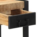 Casa si Gradina - Mobilier - Mese si birouri - Mese living - Masa laterala, 35x35x50 cm, lemn masiv de mango nefinisat - Infinity.ro