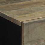 Casa si Gradina - Mobilier - Comode si corpuri - Noptiere - Noptiera gri deschis 50x33x60 cm lemn masiv de mango - Infinity.ro