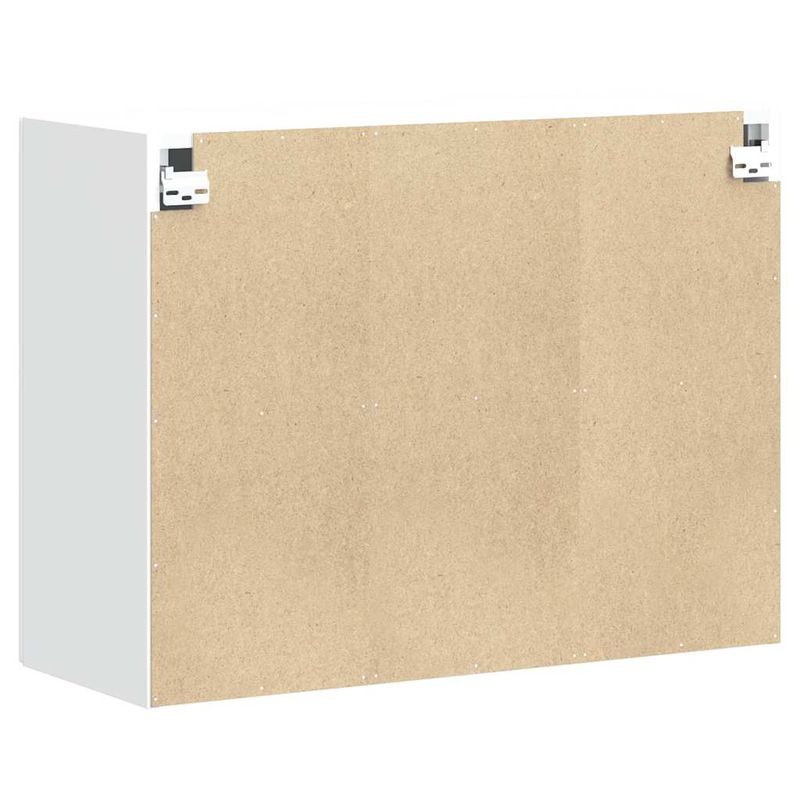 Casa si Gradina - Mobilier - Comode si corpuri - Corpuri bucatarie - Dulap de bucatarie "Porto" din lemn prelucrat alb, model 1x dulap de perete (2 uși), mărime 80x31x60 cm - Infinity.ro