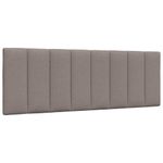 Casa si Gradina - Mobilier - Paturi si accesorii - Paturi - Pat cu saltea, gri taupe, 140x200 cm, textil - Infinity.ro