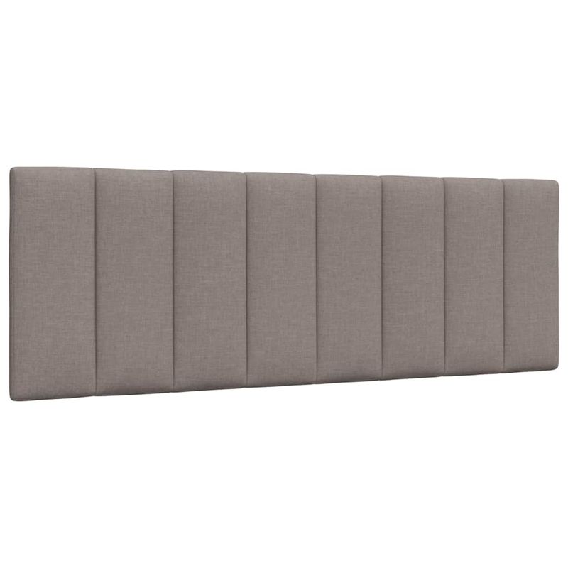Casa si Gradina - Mobilier - Paturi si accesorii - Paturi - Pat cu saltea, gri taupe, 140x200 cm, textil - Infinity.ro