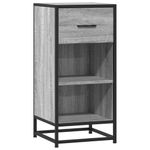 Casa si Gradina - Mobilier - Comode si corpuri - Comode - Dulap, gri sonoma, 35,5x35x76 cm, lemn prelucrat si metal - Infinity.ro
