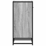 Casa si Gradina - Mobilier - Comode si corpuri - Comode - Dulap, gri sonoma, 35,5x35x76 cm, lemn prelucrat si metal - Infinity.ro
