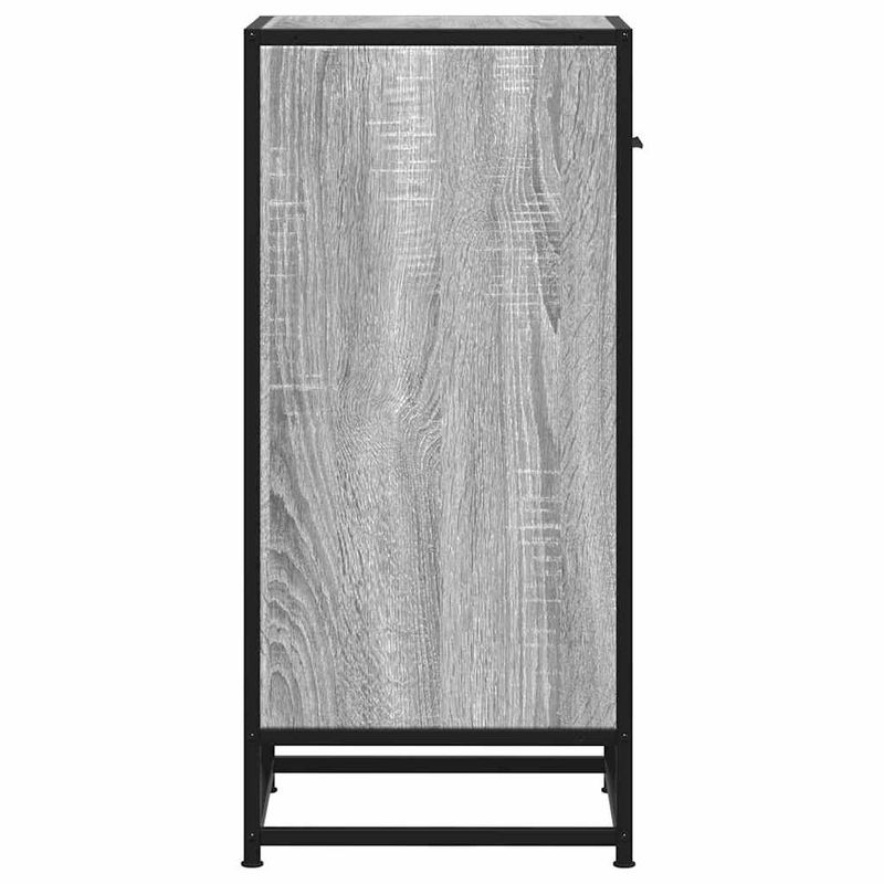 Casa si Gradina - Mobilier - Comode si corpuri - Comode - Dulap, gri sonoma, 35,5x35x76 cm, lemn prelucrat si metal - Infinity.ro
