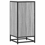 Casa si Gradina - Mobilier - Comode si corpuri - Comode - Dulap, gri sonoma, 35,5x35x76 cm, lemn prelucrat si metal - Infinity.ro