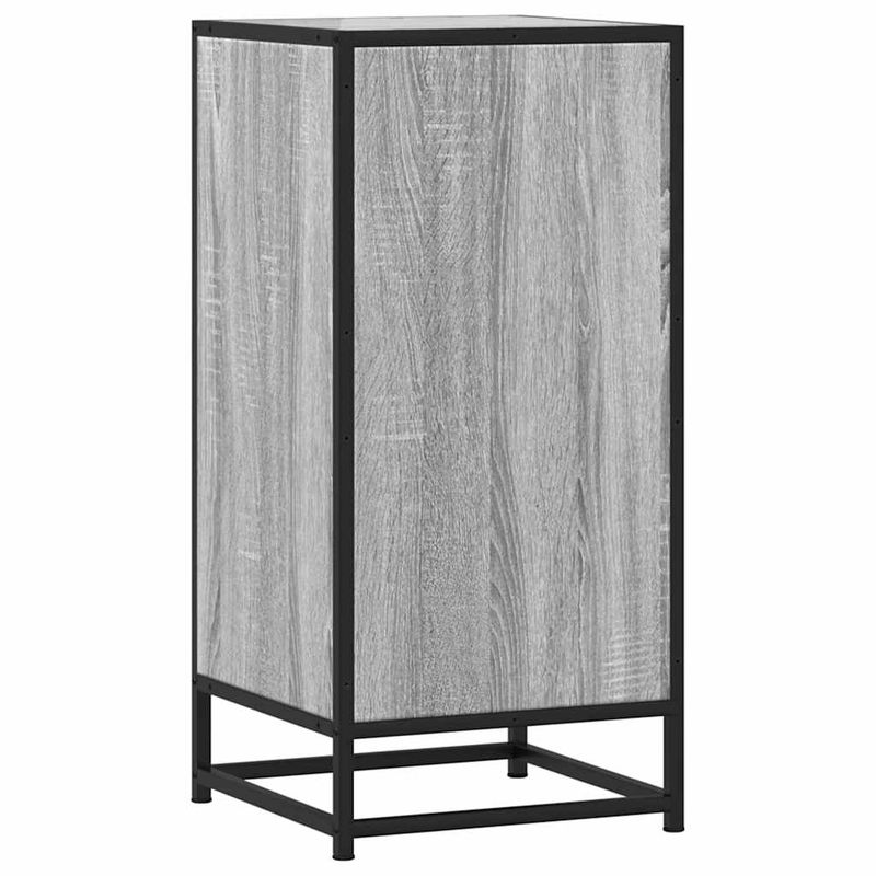 Casa si Gradina - Mobilier - Comode si corpuri - Comode - Dulap, gri sonoma, 35,5x35x76 cm, lemn prelucrat si metal - Infinity.ro