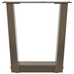 Casa si Gradina - Mobilier - Feronerie si accesorii mobila - Picioare pentru masa in forma de V 2 buc Otel natural Otel - Infinity.ro